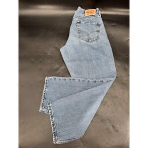 Levis 550 Relaxed Fit Tapered Leg Blue Denim Jeans Mens 34x29 Medium Wash